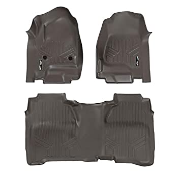 【中古】【輸入品・未使用】MAXLINER フロアマット 2列ライナーセット ココア付き クルーキャブ 2014-2018 シルバラード/シエラ 1500-2015-2019 2500/3500 HD用｜スカイマーケットプラス