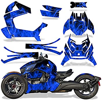 【中古】【輸入品・未使用】卸売デカール ロードスターグラフィックキット ステッカーデカール Can-Am Ryker 2019-2021対応 - ブルーフレーム