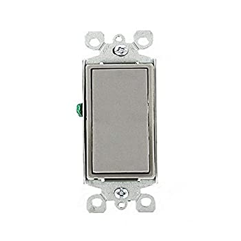 【中古】【輸入品・未使用】Leviton 5603???2?GY 15?AMP、120?/ 277?V、デコラRocker 3ウェイAC静かスイッチ、住宅用グレード、接地、10パック、グレー|スカイマーケットプラス