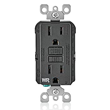【中古】【輸入品・未使用】Leviton self-test SmartLockPROスリム漏電遮断器耐候性コンセントでLEDインジケータ 15 Amp GFWR1-E 1