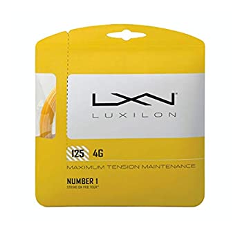 【中古】【インポート品・未当て嵌める】Luxilon 4G 重合体 - 125/16ゲージ ポリエステル (ポリ) テニスラケットストリング 8容器に並べる (申し付けるごとに8書き割り)