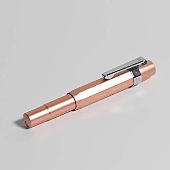 【中古】【輸入品・未使用】Kaweco AL スポーツ 万年筆 ローズゴールド 細字 Kaweco スポーツ 八角形クリップ クロム