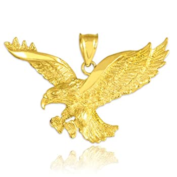 【中古】【インポート品・未当て嵌める】14K ゴールド フライング鷲 シャンデリヤ