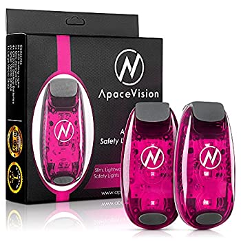 【中古】【輸入品・未使用】ボーナスアイテム付きApace Vision LEDセーフティライト(2パック) - ランナー、犬、バイク、ウォーキングなどのストロボ/ランニングライトのク