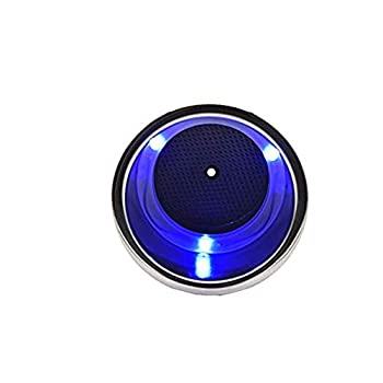 【中古】【輸入品・未使用】Marine City ステンレススチール 3ブルー LED 12V、1W ドリンクカップホルダー 排水口付き ボート、ポーカーテーブル、カウンタートップ、ダッシ