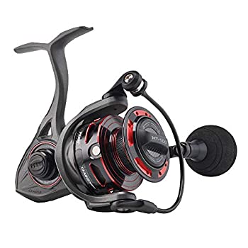 【中古】【インポート品・未当て嵌める】PENN Clash II スピニングフィッシングリール 薄墨色/黒いこと 4000