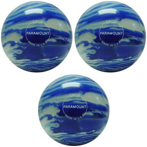 【中古】【輸入品・未使用】EPCO Duckpin Bowling ball- 3?Marbleized???ブルー&ホワイトボール|スカイマーケットプラス