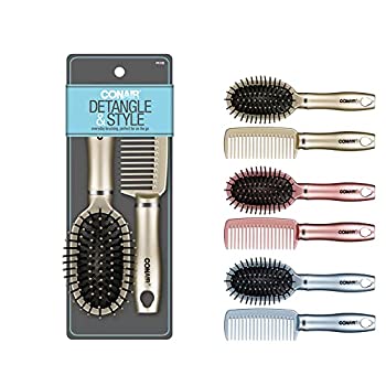 【中古】【輸入品・未使用】Conair Fusion Hair Brush & Comb%カンマ% Cushion%カンマ% Mid-Size%カンマ% Colors May Vary|スカイマーケットプラス