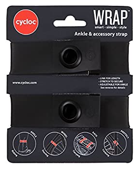 【中古】【インポート品・未当て嵌める】Cycloc Wrap ? 今めかしい 全能ラバーバイクストラップ ? 2個仕掛ける ? 黒いこと