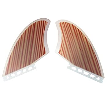 【中古】【輸入品・未使用】Wood Veneer Future Keel Fins Future Base キールフィンボード (2個/セット)