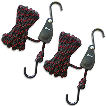 【中古】【輸入品・未使用】Le kapmoz Secure Canoe and Kayak Bow andスターンタイダウンストラップ車トップ屋根ラック調整可能Cargo LashingロープラチェットGrowライト器｜スカイマーケットプラス