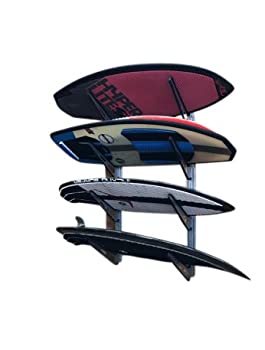【中古】【インポート品・未当て嵌める】Krypt Towers アルティメットボード 運動競技 飾りつけ納める仕合わせ、牢固たるなスチールボードスタンド、天然ゴムパッド付き添い人手の指、4つのサーフ洋弓