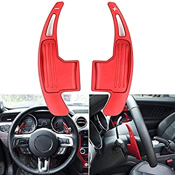 【中古】【輸入品・未使用】Xotic Tech アルミレッドステアリングホイールDSGパドルシフター拡張 ダイレクトフィット フォードマスタング 2015 2016 2017 2018 2019 2020用 12,087円