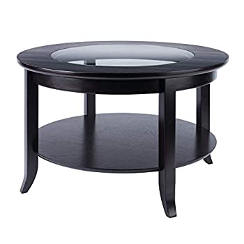 【中古】【インポート品・未当て嵌める】Winsome Wood Round Coffee Table%ｶﾝﾏ% Espresso