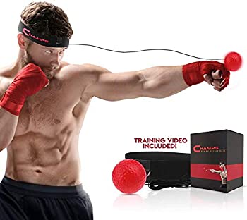 【中古】【輸入品・未使用】Champs Boxing Reflex Ball Fight Training Speed with Exclusive Training Video. Learn Basic Martial Arts Skills%ｶﾝﾏ% Lose Weight%ｶﾝﾏ% Imp