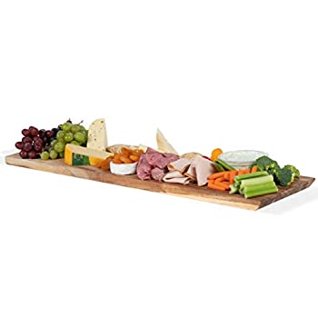 【中古】【輸入品・未使用】Brightmaison Maggio Charcuterie ボード&木製まな板 壁に取り付け可能 テーブルトップ キッチン装飾 アカシア材
