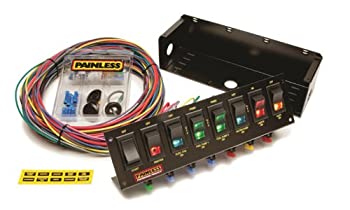 【中古】【輸入品・未使用】Painless Wiring 50303 レースカー 8スイッチパネル