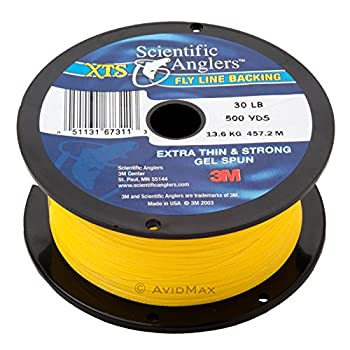 Scientific Anglers Xts ジェルスパンフライライン バッキング 30 3000ヤード イエロー 憧れの