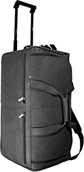 【中古】【輸入品・未使用】デビッド・キング&カンパニー295B 20インチローリングDuffel-ブラック|スカイマーケットプラス