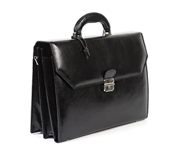 【中古】【インポート品・未当てはめる】クレアチェイスブリーフケース、黒いこと、一大いさ