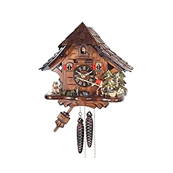 【中古】【輸入品・未使用】Alexander Taron 4929 Engstler ウエイトドリブン Cuckoo Clock-フルサイズ-高さ10 x 幅11 x 奥行き7インチ、ブラウン