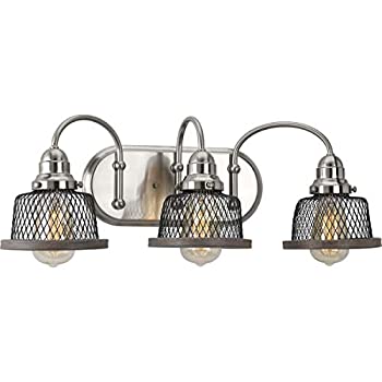 【中古】【輸入品・未使用】Progress Lighting p300044ティレー3ライト23???3?/ 8?%ダブルクォーテ% Wide浴室洗面化粧台ライトwith、 グレー 94300044009 1|スカイマーケットプラス