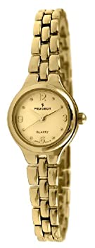 【中古】【輸入品・未使用】プジョーWomen 's Small Petiteリンクブレスレット腕時計 ゴールド｜スカイマーケットプラス