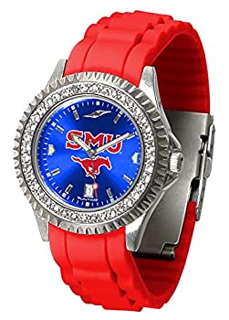 【中古】【輸入品・未使用】Southern Methodist University mustangs-sparkle Watch