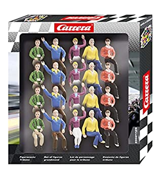 【中古】【輸入品・未使用】Carrera Race Spectators - Set of 20 Seated Race Fans - 1:32 Scale Figures - Realistic Scenery Accessory for Slot Car Track Sets