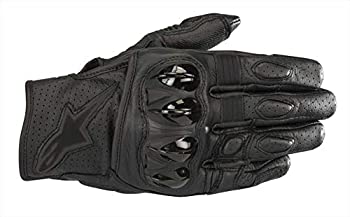 【中古】【輸入品・未使用】alpinestars(アルパインスターズ)バイクグローブ ブラック/ブラック (サイズ:S) CELER V2(セラーV2)レザーグローブ 1694420301｜スカイマーケットプラス