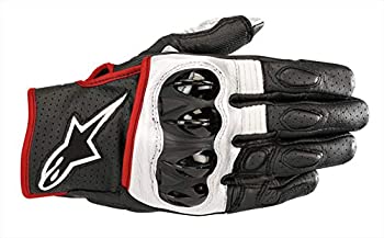 【中古】【輸入品・未使用】alpinestars(アルパインスターズ)バイクグローブ ブラック/ホワイト/レッドフロー (サイズ:S) CELER V2(セラーV2)レザーグローブ 1694420401 26,414円