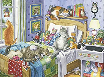 【中古】【輸入品・未使用】Ravensburger 猫のお昼寝 14966 500ピース 大きなピースジグソーパズル 大人向け、どのピースもユニーク、ソフトクリックテクノロジーでピースが｜スカイマーケットプラス 11,210円
