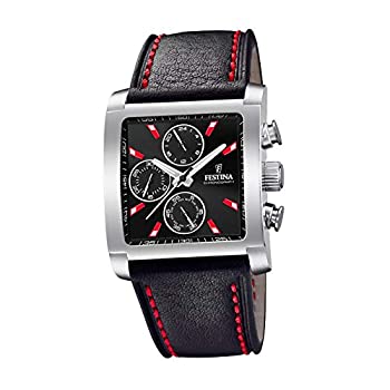 【中古】【輸入品・未使用】Festina F20424/8 メンズ クロノグラフ クォーツ ウォッチ レザーストラップ付き