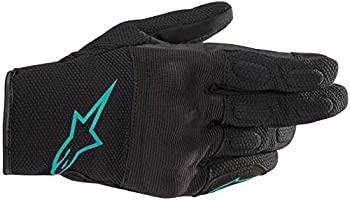 【中古】【輸入品・未使用】Alpinestars レディース ステラ S-マックス ドライスター オートバイ ライディンググローブ ブラック/ティール L｜スカイマーケットプラス