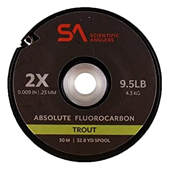 【中古】【輸入品・未使用】Scientific Anglers Absolute フルオロカーボン トラウト ティペット - 30m 6X クリア|スカイマーケットプラス
