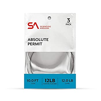 【中古】【インポート品・未当て嵌める】Scientific Anglers Absolute Permit 愛読者 10フート 3容器に並べる 20LB - 3 PK