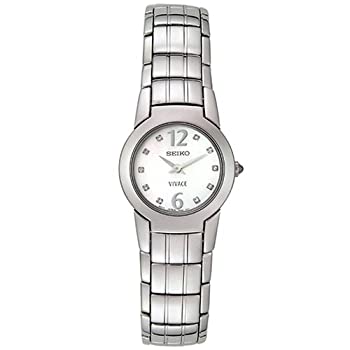 【中古】【インポート品・未当て嵌める】Seiko成人女性用suj281?Vivace Diamond Accented Watch