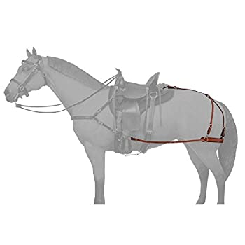 【中古】【インポート品・未当て嵌める】Tough-1 Leather Mule Breeching 141［並行輸入］