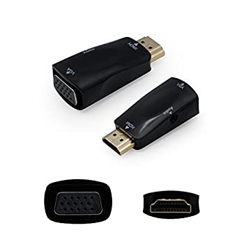 【中古】【輸入品・未使用】ADDON 5 PACK OF HDMI MALE TO VGA FEMALE BLACK ACTIVE ADAPTER