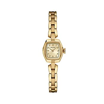 【中古】【輸入品・未使用】ブローバWomen 's Goldtone Watch One Size イエロー