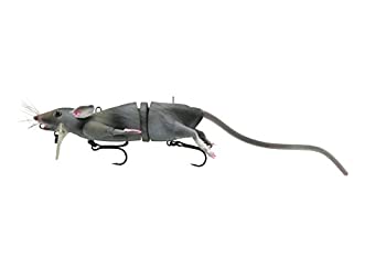 【中古】【輸入品・未使用】Savage Gear立体ネズミ 釣り用エサ グレー