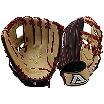 【中古】【インポート品・未当て嵌める】Akadema プロソフトエリートシリーズ ベイスボール内野手手地球儀 黒いこと/真砂石ころ/赤いこと 押し手用 11.5in