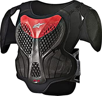 【中古】【輸入品・未使用】Alpinestars A-5S ユースボディアーマー ブラック/レッド S/M|スカイマーケットプラス