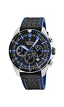 【中古】【インポート品・未当て嵌める】Festina Men\u0027s The Originals F20377-3F37 Black Leather Quartz Fashion Watch