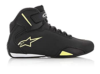 【中古】【輸入品・未使用】Alpinestars メンズ セクターストリート オートバイシューズ、ブラック/イエロー、11|スカイマーケットプラス