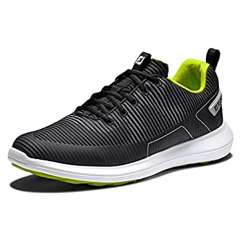 【中古】【インポート品・未当て嵌める】フットジョイ FootJoy メンズ Fj Flex Xp ゴルフシューズ%ｶﾝﾏ% 黒いこと%ｶﾝﾏ% 9.5
