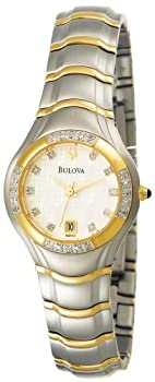 【中古】【輸入品・未使用】ブローバWomen  98r70?Diamond Accented Watch