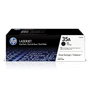 【中古】【インポート品・未当て嵌める】HP 35A | CB435D | トナーカートリッジ2個 | 黒いこと