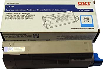 【中古】【インポート品・未当てはめる】Oki 43866103 OEM Toner - C710 Series Cyan Toner (11500 Yield) by OKI