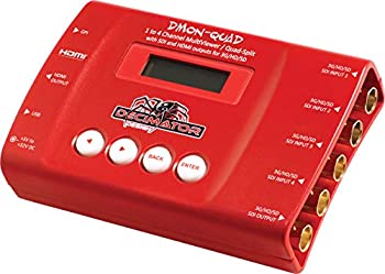 【中古】【インポート品・未当て嵌める】Decimator dmon-quad 4掘り割り3?G / 固定ディスク / sd-sdi Quad Split multi-viewer with HDMI最終生産物